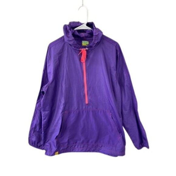 Under Armour MTN Men’s XL Purple Windbreaker Jacket Loose Fit Hooded Lightweight - Picture 1 of 8